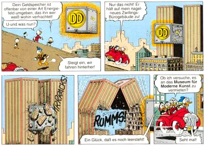 Klicken zum Vergr&ouml;&szlig;ern: Don Rosa, Attack of the Hideous Space Varmints / Reisende durch die Ewigkeit. In: Onkel Dagobert, Bd. 20. Stuttgart: Ehapa, 1999. (Erst-V&Ouml; 1997)