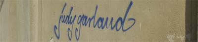 an jeder Ecke in Schwerin: Judy Garland
